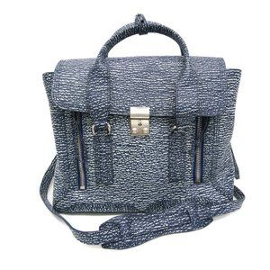 Phillip Lim 3.1 Blue Textured Women's Bag